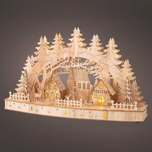 Lumineo LED Plywood Winter Scene image 2