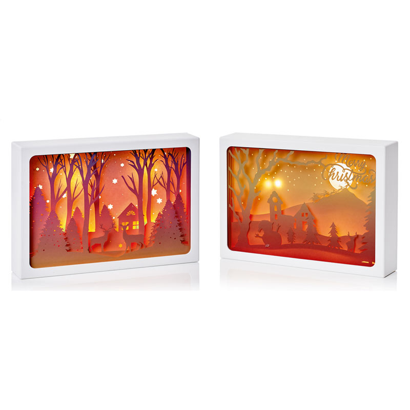 Premier Battery-Operated Paper Diorama Tree Scene (Assorted Designs) image 0