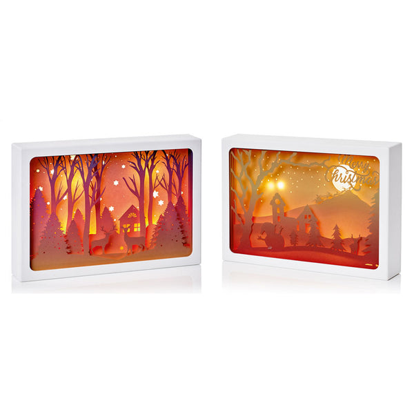 Premier Battery-Operated Paper Diorama Tree Scene (Assorted Designs) image 0
