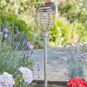 Smart Garden Lumina Faux Rattan Stake Light image 1