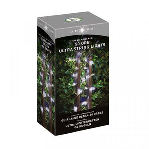 Smart Solar Super Bright 50 LED Orb String Lights image 3