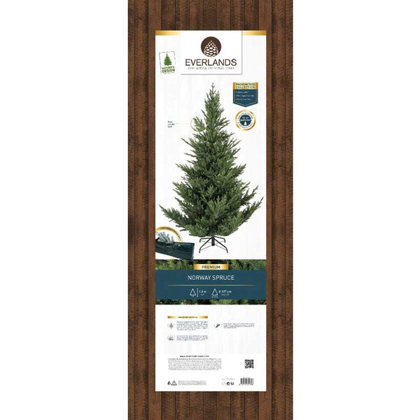 Everlands Norway Spruce Artificial Christmas Tree - 6ft image 3