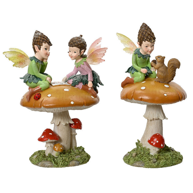 Decoris Fairy On Mushroom (Assorted Designs) image 0