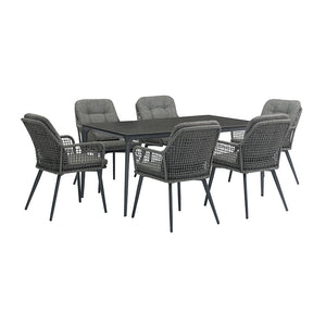 Bramblecrest Oregon 6 Seat Rectangular Garden Dining Set image 8
