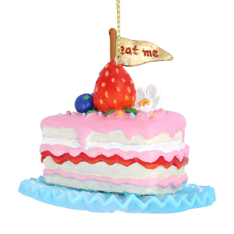 Gisela Graham Resin 'Eat Me' Cake Slice or 'Drink Me' Bottle (Assorted Designs) image 0