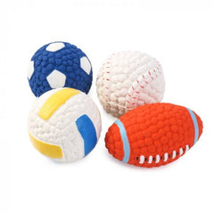Zoon Squeaky Latex Pooch Ball (Assorted Designs) image 0
