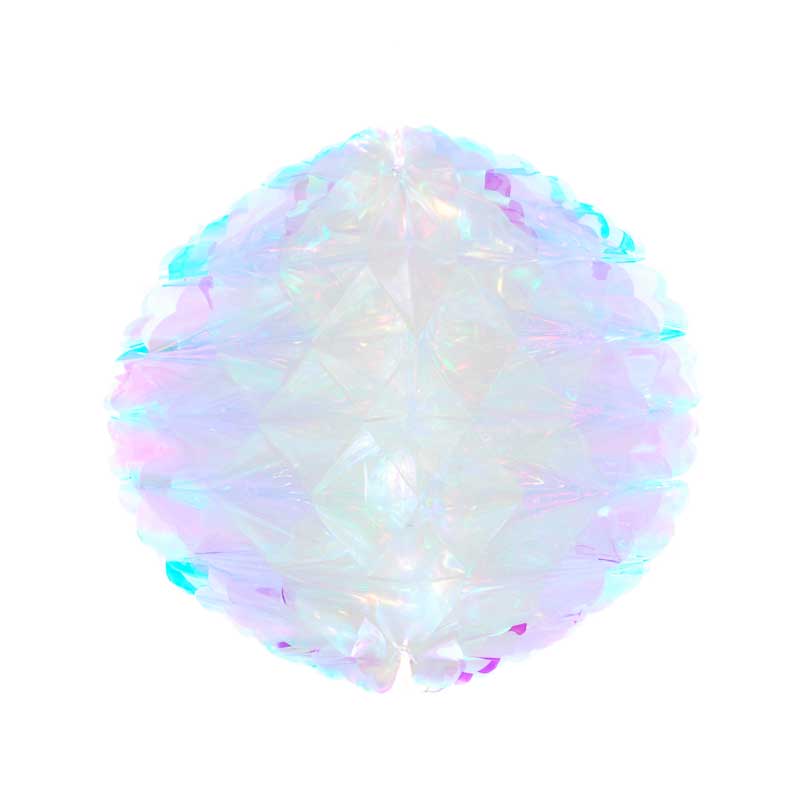 Festive Iridescent Honeycomb Ball image 0