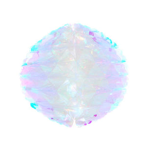 Festive Iridescent Honeycomb Ball image 0