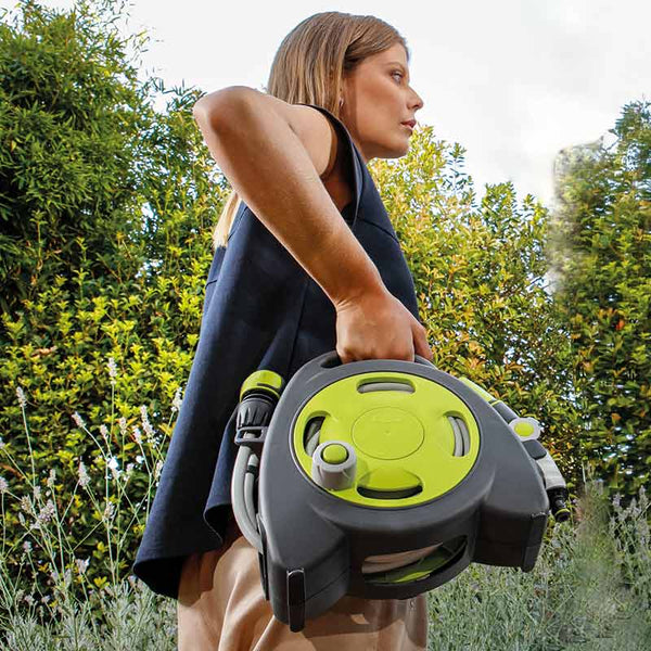 AquaBag Maxi Portable Hose Reel with Fittings (15m Hose Length) image 2
