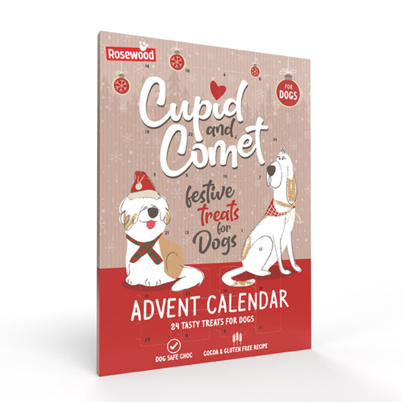 Cupid & Comet Advent Calendar Dog Safe Choc Treats image 0