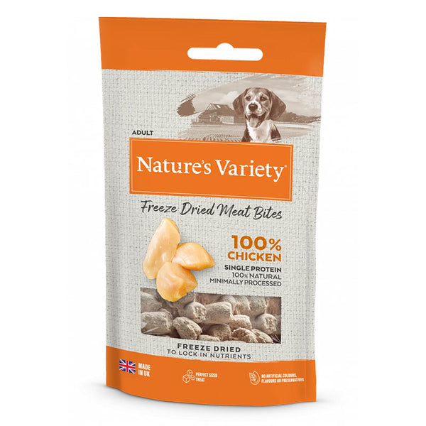 Nature's Variety Freeze Dried Meat Bites - Chicken image