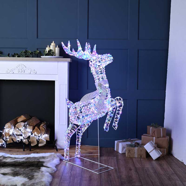 Festive Rainbow Twist Reindeer image 0