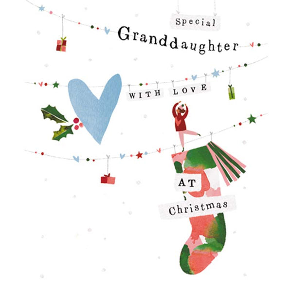 Woodmansterne Special Granddaughter Christmas Card image 0
