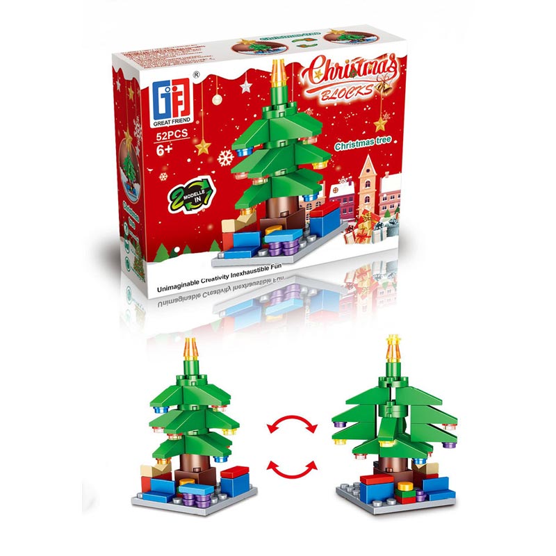 Playwrite Christmas Building Bricks Set (Assorted Designs) image 0