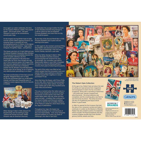 Gibsons Celebrating Our Glorious Queen 1000 Piece Jigsaw Puzzle image 3