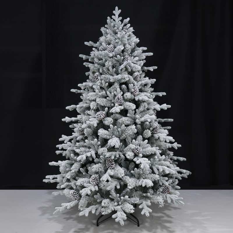 Puleo Balmoral Spruce Snowy Artificial Christmas Tree - 6ft image 0