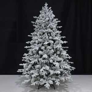 Puleo Balmoral Spruce Snowy Artificial Christmas Tree - 6ft image 0