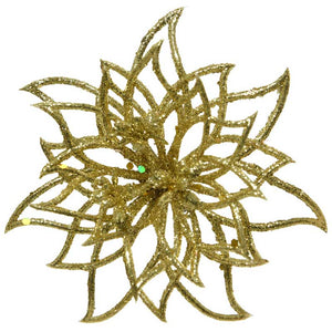 Everlands Gold Glitter Flower Clip image 0