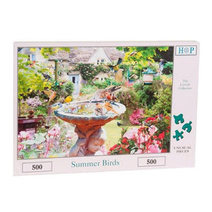 House Of Puzzles Summer Birds 500 Piece Jigsaw Puzzle image 1