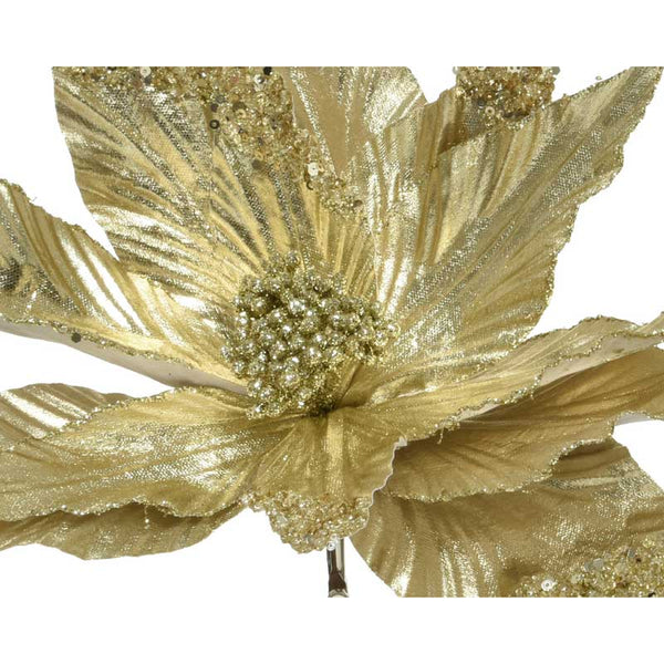 Everlands Light Gold Flower Clip (Assorted Designs) image 1