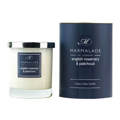Marmalade English Rosemary & Patchouli Luxury Glass Candle image 0