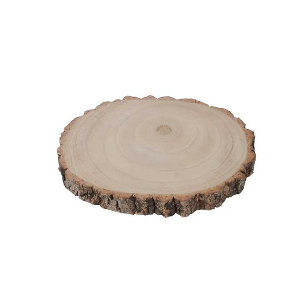 Oval Wood Slice - 28cm image