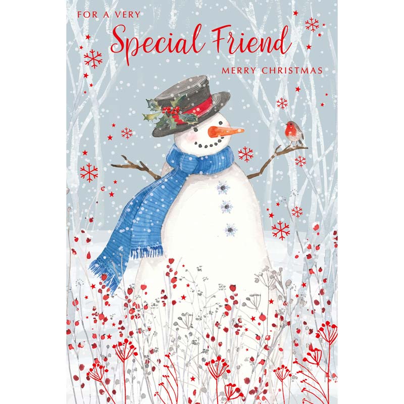 Nigel Quiney Snowman Christmas Card image 0
