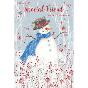 Nigel Quiney Snowman Christmas Card image 0