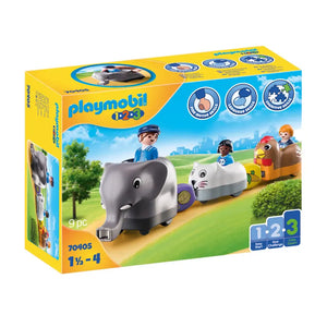PLAYMOBIL 1.2.3 Animal Train For 18+ Months image 2