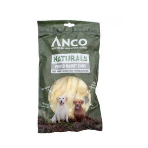 Anco Naturals Puffed Rabbit Ears Dog Treats image 0