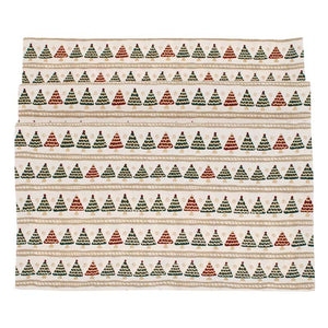 Walton &amp; Co Christmas Tree Stripe Table Runner image 1