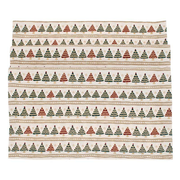 Walton &amp; Co Christmas Tree Stripe Table Runner image 1