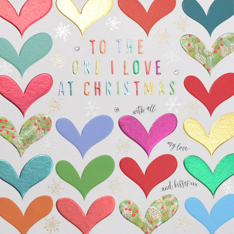 Wendy Jones-Blackett One I Love Hearts Christmas Card image 0