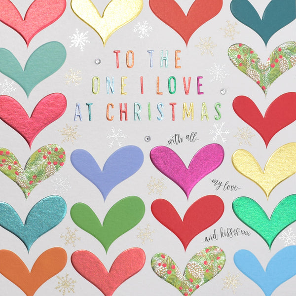 Wendy Jones-Blackett One I Love Hearts Christmas Card image 0