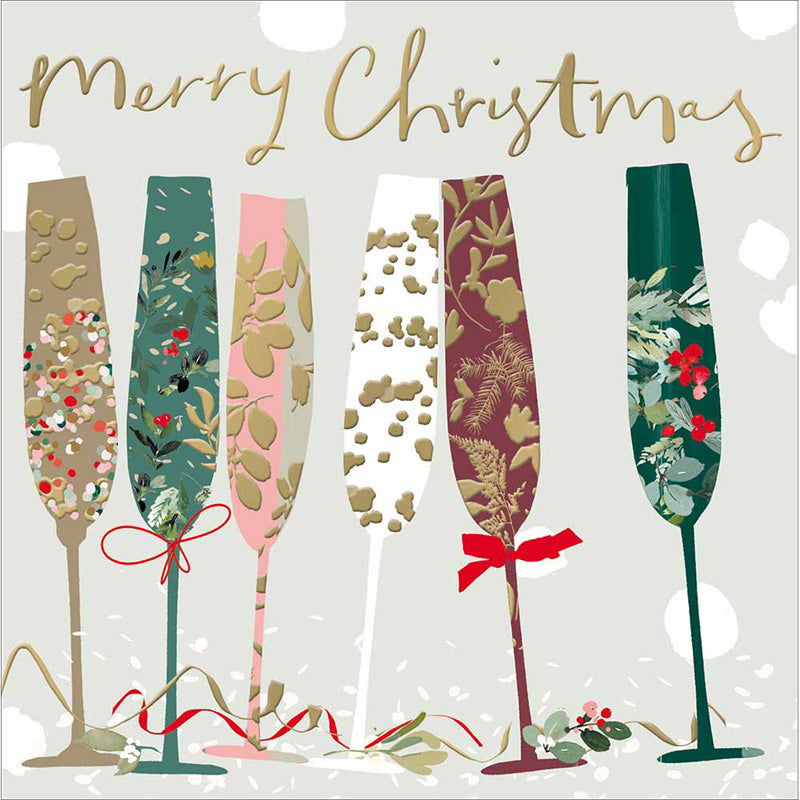 Woodmansterne Champagne Christmas Card image 0