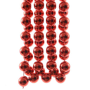Decoris XXL Christmas Bead Garland - Christmas Red image