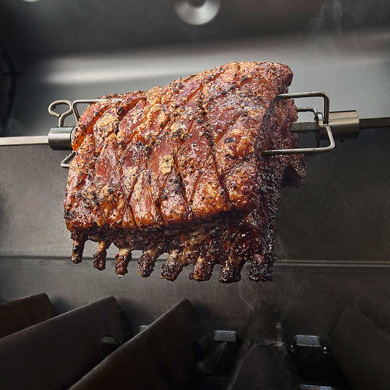 Weber Rotisserie Kit for Genesis 400 Series Gas Barbecues and Searwood XL Pellet Grill image 0