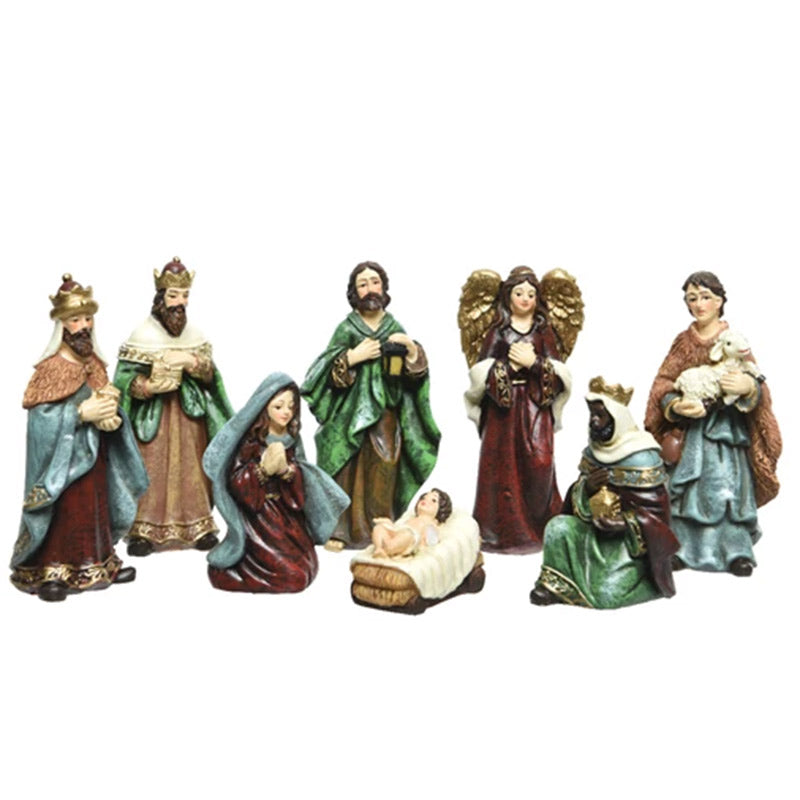Christmas 8 Figure Nativity Set (12.5cm) image 0