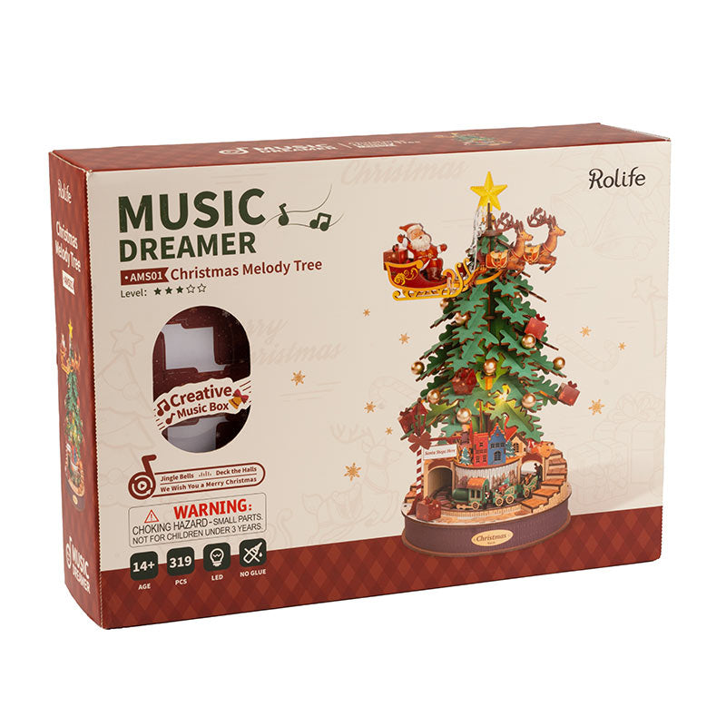 Rolife Christmas Melody Tree Music Dreamer image 0