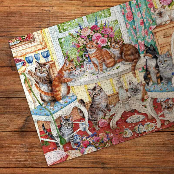 Gibsons 'Tails From The Tea Party' 500 Piece Puzzle image 2