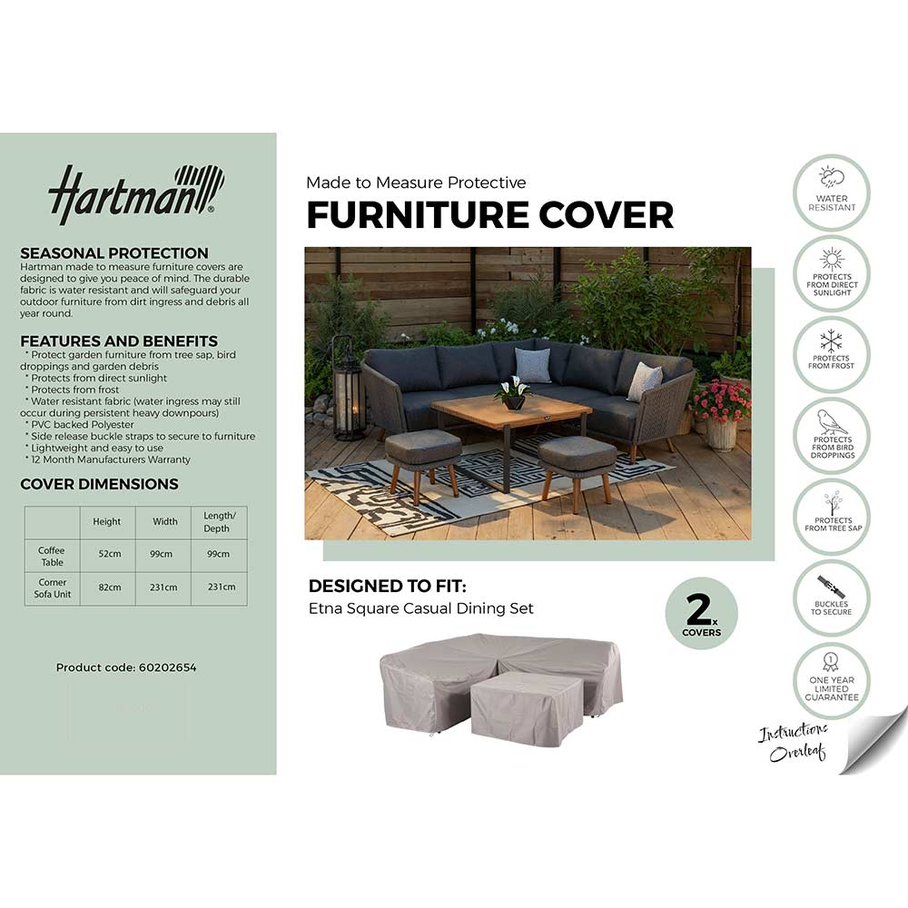 Hartman Covers for Etna Corner Sofa Set with Square Table image 0