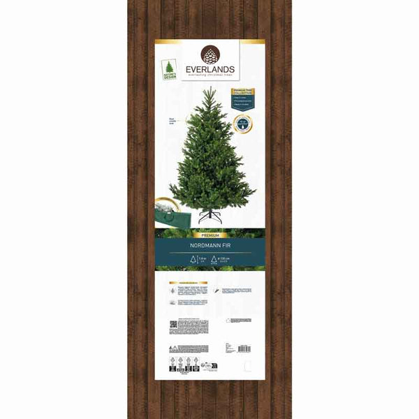 Everlands Nordmann Fir Artificial Christmas Tree – 6ft / 1.8m image 4