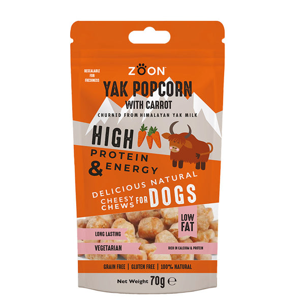 Zoon Yak Popcorn with Carrot 70g image 0