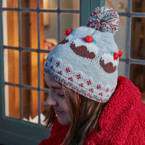 Three Kings Xmas Pudding Luxury Beanie image 0