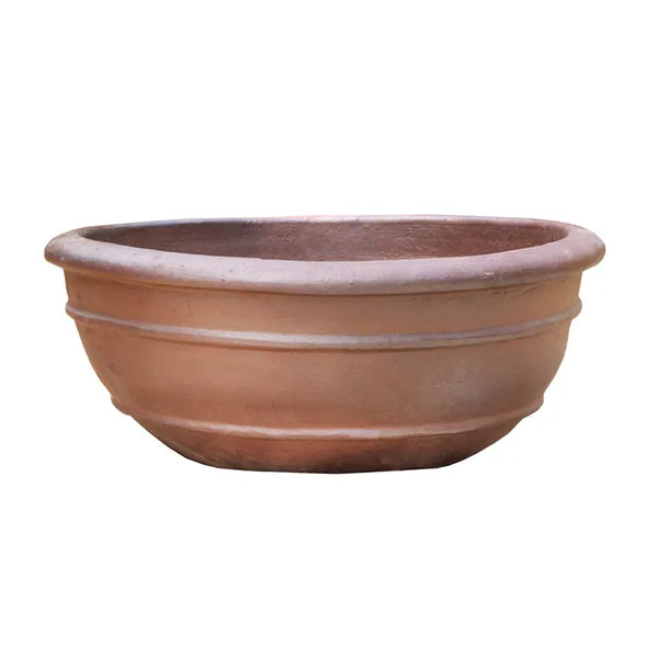 Azalea Bowl Rustic Terracotta Pot Medium (D80cm x H35cm) image 0