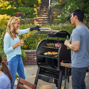 Weber SmokeFire EX4 GBS Wood Fired Pellet Grill Black image 1
