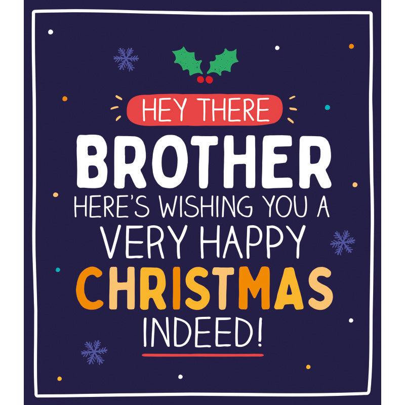Pigment Hey There Brother Christmas Card image 0