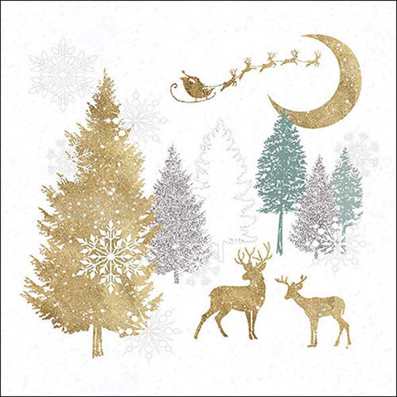 Ambiente Paper Napkins - Winter Forest (Pack of 20) image 0