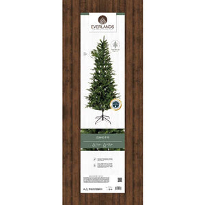 Everlands Idaho Fir Slim Artificial Christmas Tree - 8ft image 4