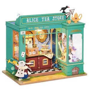 Robotime 'Alice's Tea Store' DIY Miniature House image 0